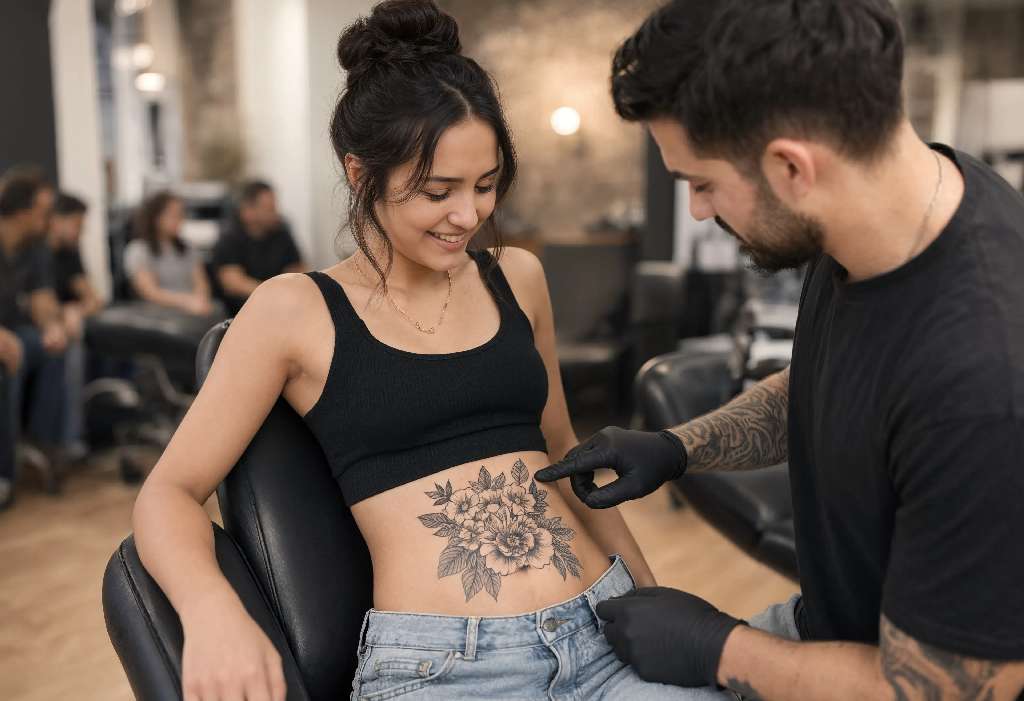 bauch tattoo schmerzen